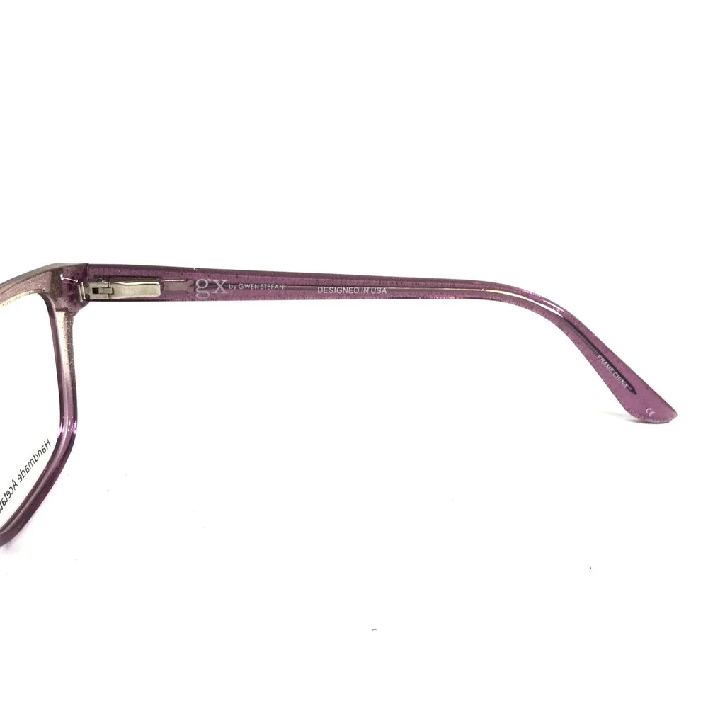 GX by Gwen Stefani Eyeglasses Frames GX822 PUR Purple Cat Eye Full Rim 51-16-135